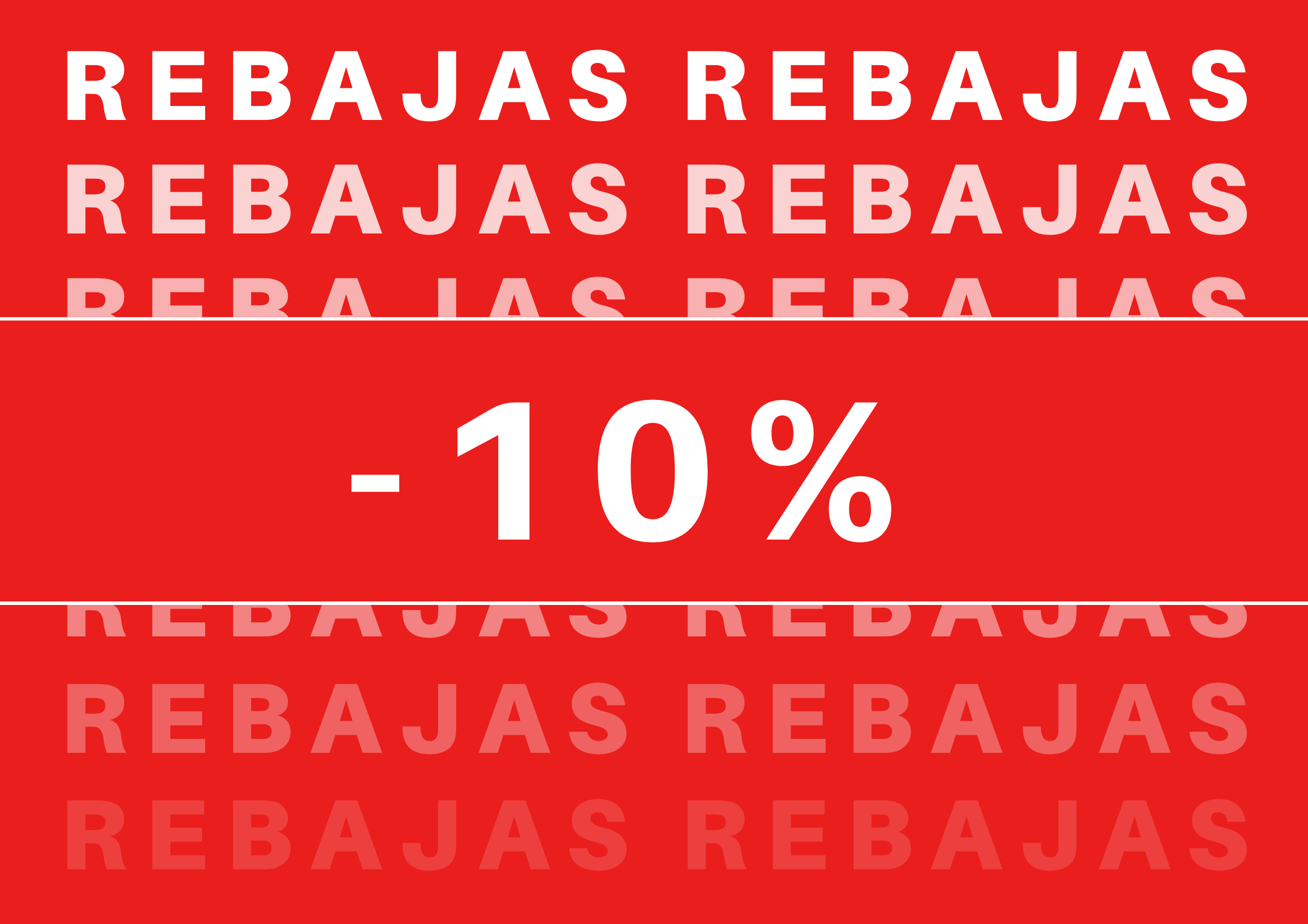 Disfruta del 10% de descuento en las rebajas de enero