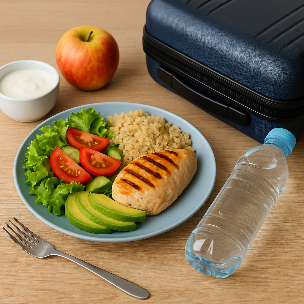 5 consejos prácticos para viajar y comer saludable